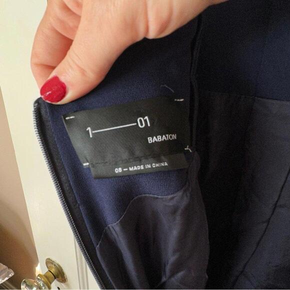 Aritzia Babaton Suzanne Cashmere Wool Midi Dress - Picture 11 of 12